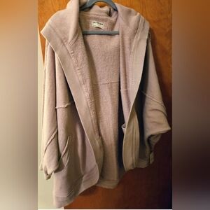 FP We The Free Forever Yours Cardi Cozy Hooded Cardigan in Taupe